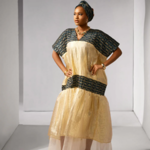 Diani Maxi Boubou Mixed with Asoke